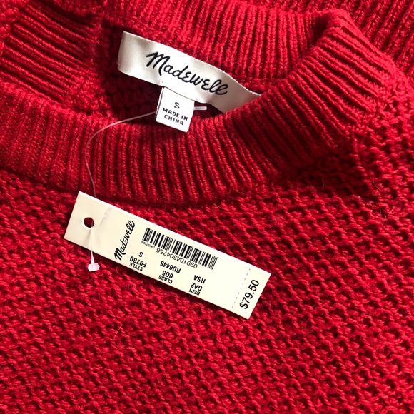 Madewell Backroad Button-back Sweater- SZ Small - Picture 5 of 5